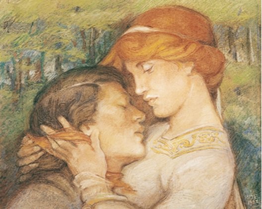 Beatrice Glenavy: Affectionate Couple, 1902, pastel on tone paper, presented by Friends of the National Collections of Ireland | Gemma Tipton: Art and Collecting | Thursday 9 December | Highlanes Gallery