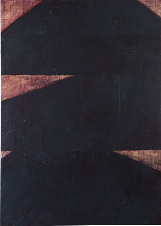 Charles Tyrrell: C7.10, 2010, oil on canvas, 210 x 150 cm, photo © the artist and Con Kelleher | Charles Tyrrell in Conversation with Vera Ryan | Friday 10 June | Crawford Art Gallery