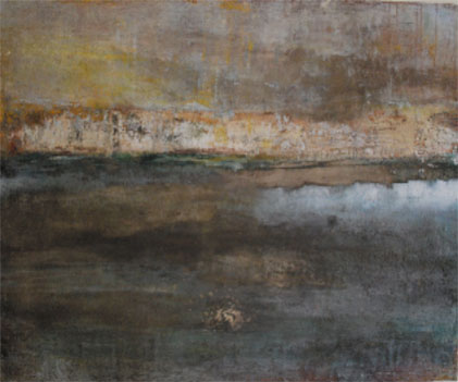 Rebecca Bradley: Coastal Thaw, oil on canvas | Abstraction and Reality | Tuesday 21 June – Monday 18 July 2011 | Cork County Library Exhibition Room
