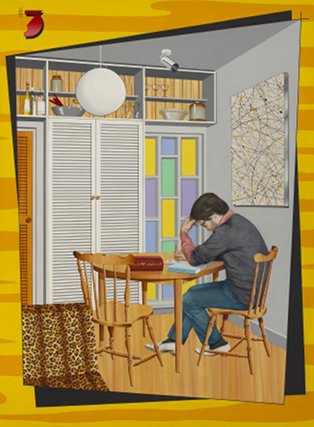 Robert Ballagh: Inside No. 3 after Modernisation, €50,000 - €70,000 | Exceptional Irish Art | Monday 28 November 2011 | Whyte's Auctioneers
