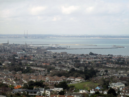 View of Dún Laoghaire from Killiney Hill | Sabina Mac Mahon: A Story about the History of Dún Laoghaire | Friday 24 May – Friday 7 June 2013 | 