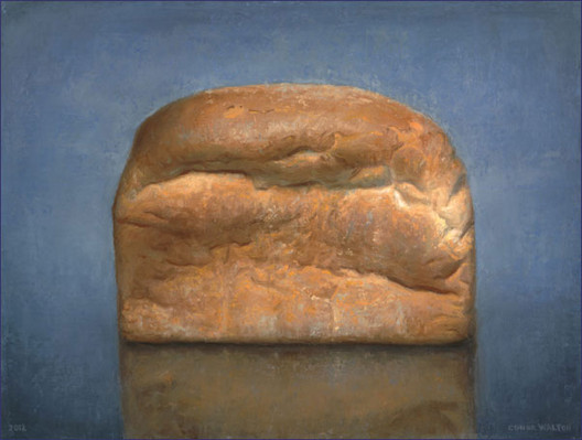 Conor Walton: Bread, oil on linen, 30 x 40cm | Summer Show | Friday 5 July – Friday 2 August 2013 | Peppercanister Gallery