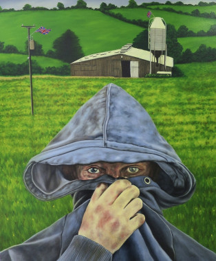 Dermot Seymour: Dissident Grey Hare, oil on canvas, 120x100cm, 2014 | Dermot Seymour: Fliskmahaigo | Thursday 20 November – Saturday 20 December 2014 | Kevin Kavanagh