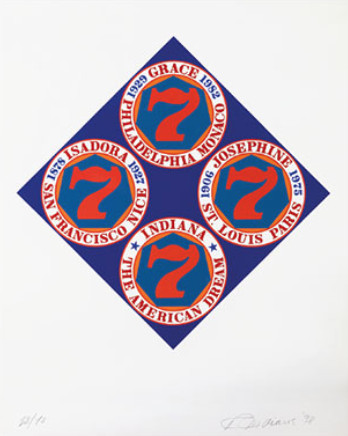 Robert Indiana | Reconfigurations: Prints of the 20th Century | Wednesday 15 April – Thursday 18 June 2015 | Crawford Art Gallery