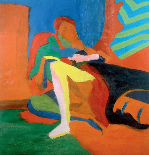 Seán Scully: Figure in a Room, 1967; Image © Seán Scully | Seán Scully: Figure / Abstract | Saturday 27 June – Saturday 12 September 2015 | Crawford Art Gallery