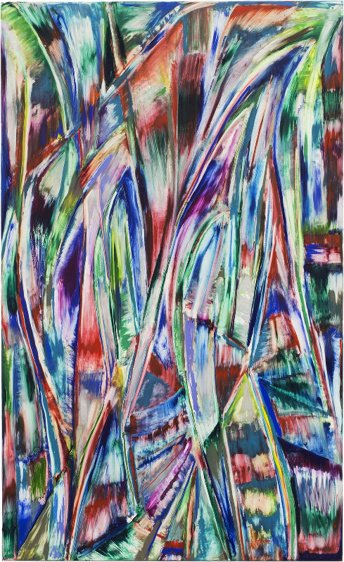 Jan Pleitner, Untitled, 2015, Oil on Canvas, 230 x 140 cm / 90 1/2\