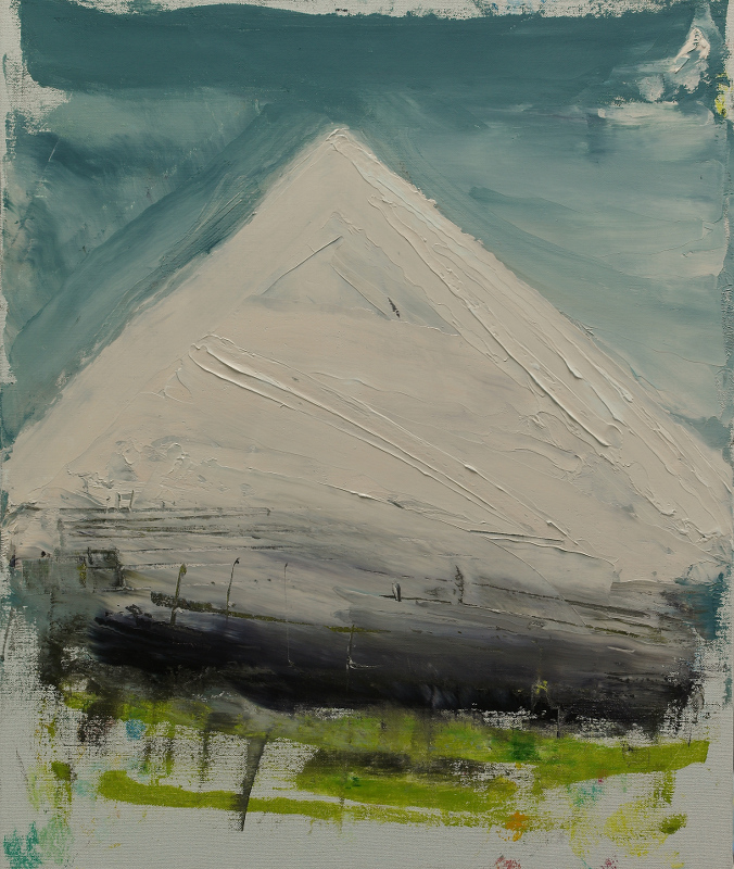 Eddie Kennedy: Pink Mountain, 2015, oil on linen, 69 x 58 cm | Eddie Kennedy: Source | Thursday 18 February – Saturday 19 March 2016 | Hillsboro Fine Art