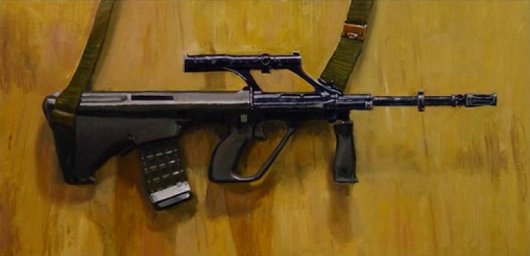 Blaise Smith: Steyr, oil on canvas, 20 x 40\