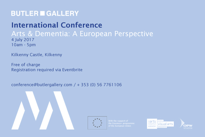 International Conference: Arts & Dementia: A European Perspective | Tuesday 4 July 2017 | 