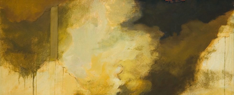 Louise Neiland, Drop, 2018, oil on canvas, 100 x 90 cm