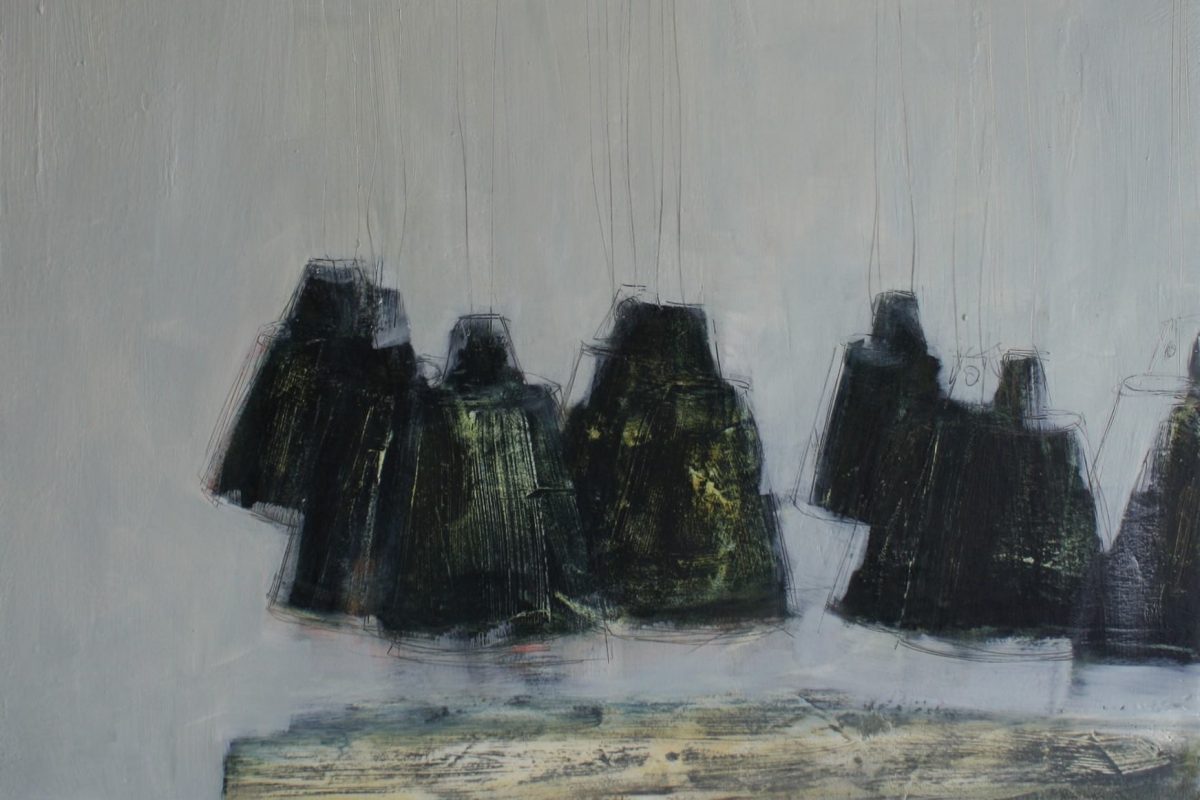 Miriam McConnon: Silent Bells, oil on board, 45 x 55cm | The Knack … and How to Get it! | Thursday 29 March – Sunday 29 April 2018 | Olivier Cornet Gallery
