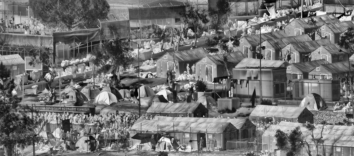 Moria, Lesbos, Greece (detail), from the series ‘Heat Maps’ © Richard Mosse, courtesy Jack Shainman Gallery and Prix Pictet | Prix Pictet | SPACE | Friday 16 November 2018 – Sunday 10 February 2019 | Photo Museum Ireland