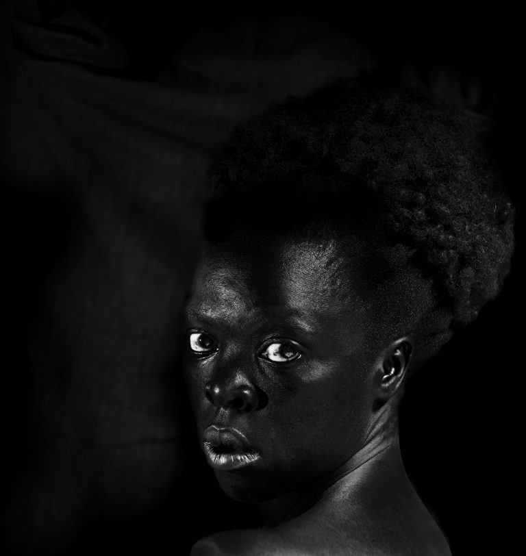 Zanele Muholi: S’thombe, La Réunion, 2016, Quadriptych, Silver gelatin prints, 30 x 28.3cm, 30 x 32cm, 30 x 25cm, 30 x 30cm, Edition of 8 + 2AP, David Kronn Collection, Promised Gift to IMMA | The Narrow Gate of the Here-and-Now: Queer Embodiment | Friday 30 July 2021 – Sunday 15 May 2022 | IMMA