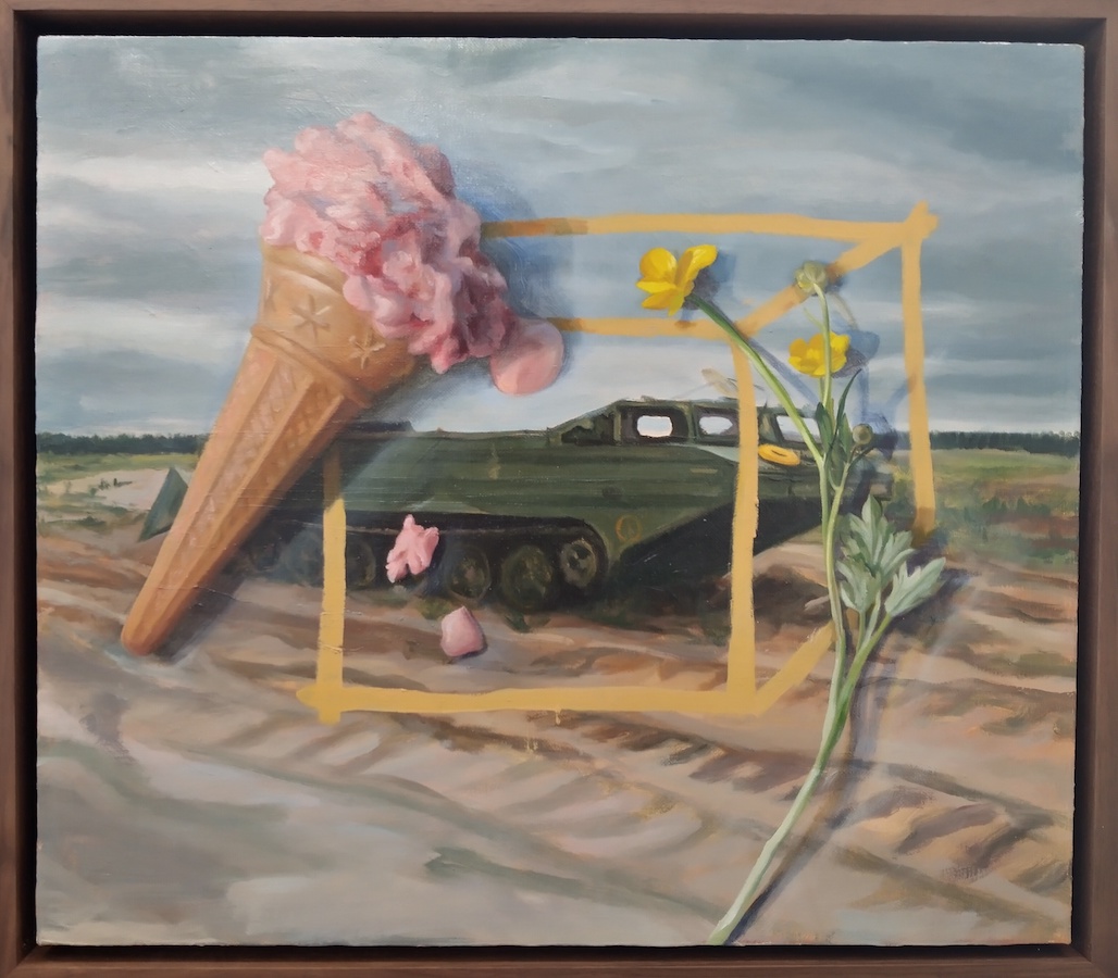 Geraldine O’Neill, Bánaithe, oil on canvas, 40x45 cm, 2022 | Geraldine O’Neill: Solastalgia | Thursday 26 May – Saturday 18 June 2022 | Kevin Kavanagh