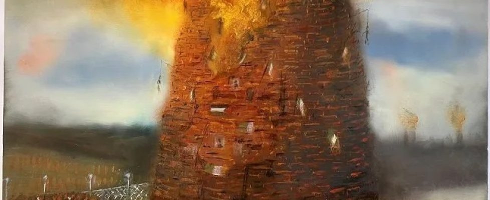 claire-halpin-the-towers-that-be-belfast-oil-painting