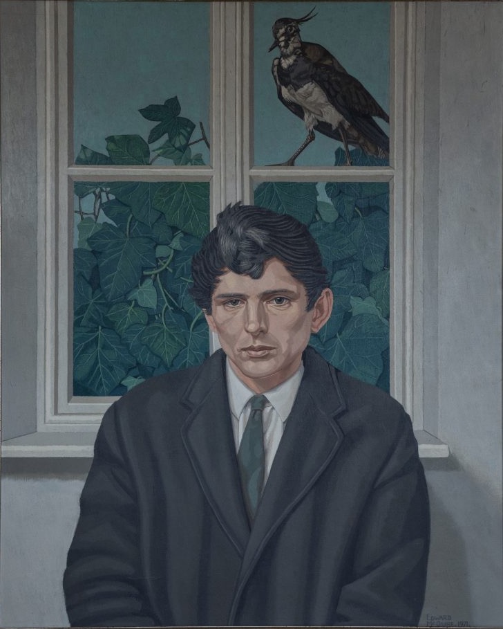 Edward Maguire (1932-1986): Portrait of Michael Hartnett (1941-1999), oil on linen, 76 x 61cm, acquired 2022 | Jim Kemmy Remembered | Thursday 22 September 2022 – Sunday 22 January 2023 | Limerick City Gallery