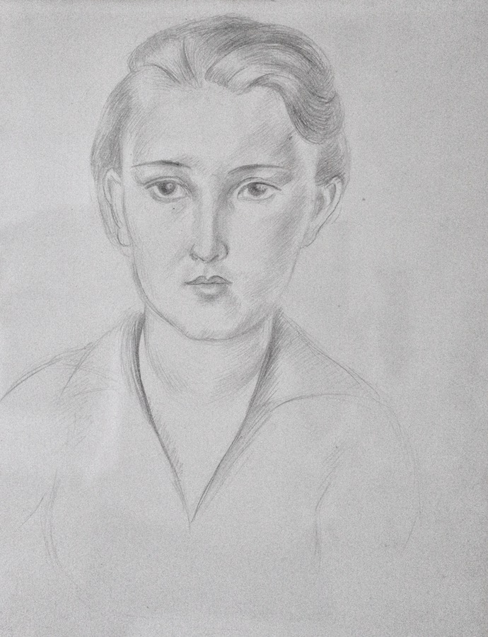 Henri Matisse (1869-1954), Head of a Girl, 1932, pencil, 33 x 25 cm | Collect | Thursday 27 October – Saturday 26 November 2022 | Hillsboro Fine Art