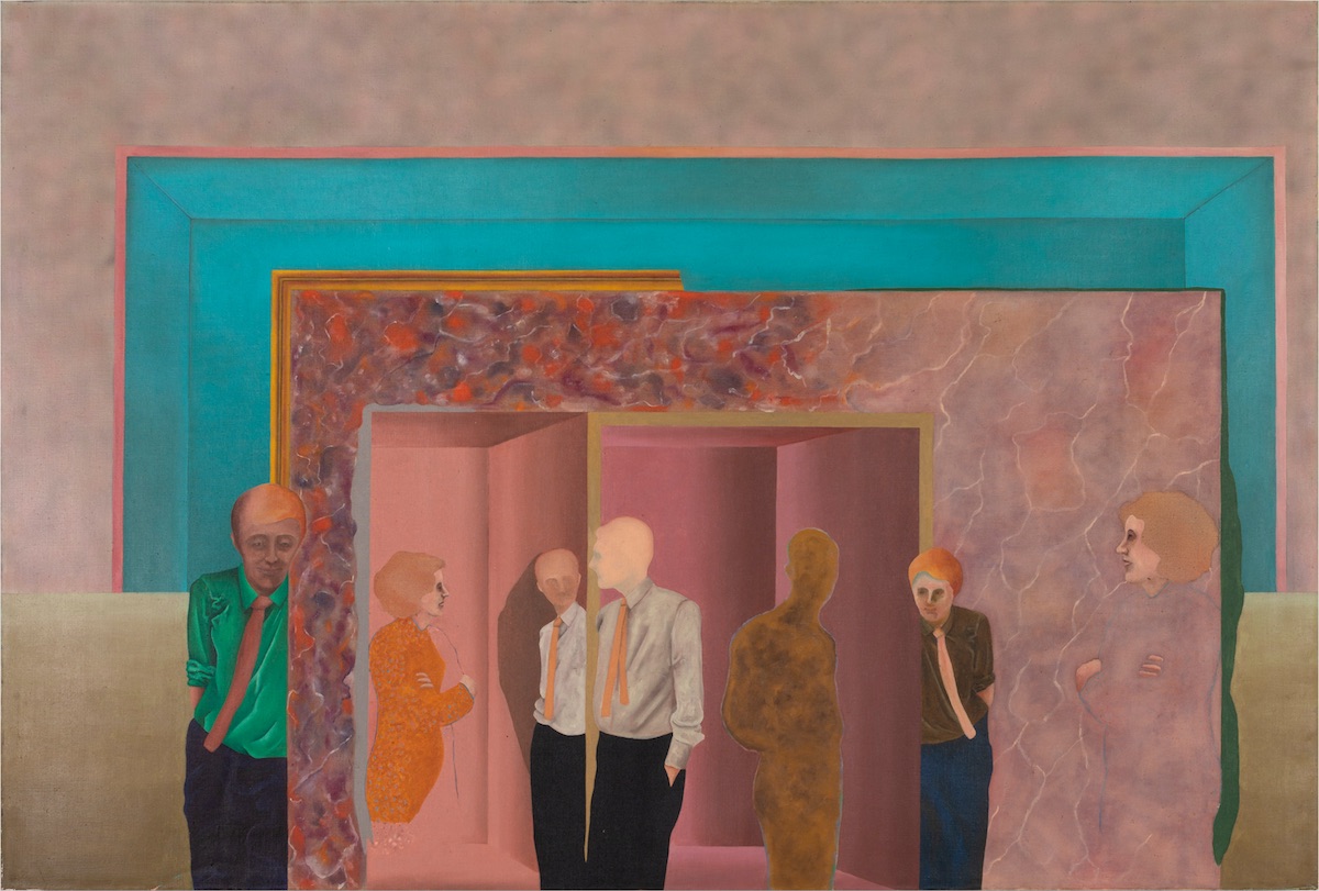 Stephen McKenna: Untitled, 1968, oil on canvas, 124 x 154 cm | Stephen McKenna: the sixties | Friday 25 November 2022 – Saturday 14 January 2023 | Kerlin Gallery