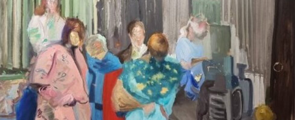 Zsolt-Basti-Loved-ones-in-the-shed-2023-Oil-on-canvas-150-x-100cm-Image-courtesy-of-the-artist-sm