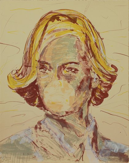 Diana Copperwhite: Your mood creates the sound, lithograph | New Works by Visiting Artists | Thursday 4 November  – Saturday 27 November 2010 | Graphic Studio Gallery