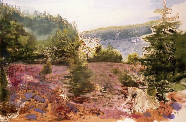 Margaret Corcoran: The Appearance, oil on linen, 31½ x 47¼ ins (80 x 120 cms) | Cabinet | Wednesday 15 December 2010  – Saturday 15 January 2011 | John Martin Gallery