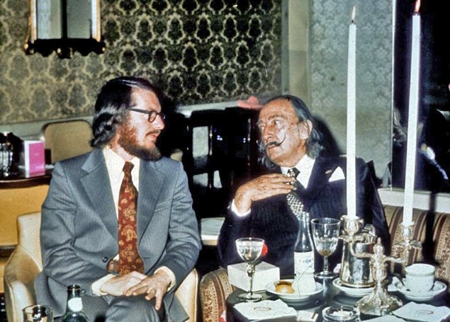 Thomas Banchoff with Salvador Dalí | Tom Banchoff: The Many Minds and Dimensions of Salvador Dalí | Thursday 31 March 2011 | Science Gallery