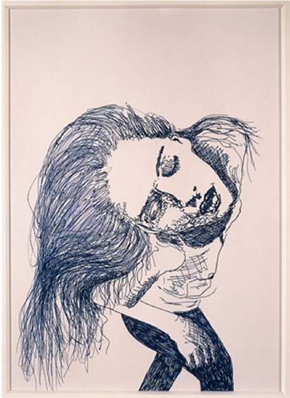 Rosemarie Trockel: Untitled, 1978, felt pen on paper, 29.8 x 20.9 cm, Serie 673, Photography Bernhard Schaub, Copyright VG Bild-Kunst, Bonn | Rosemarie Trockel | Thursday 17 March  – Monday 25 April 2011 | Royal Hibernian Academy