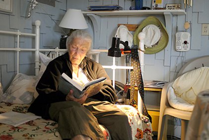 Jane Paradise: Nighttime Reading , from the series Norma Holt: Still Busy After All These Years © Jane Paradise 2007 | Prime Years | Bealtaine Festival | Saturday 30 April  – Thursday 26 May 2011 | Photo Museum Ireland