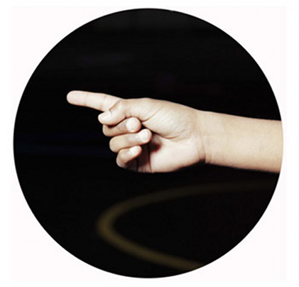 Ronan McCrea: detail of The Rhetoric of Play, (three pictures in variable sequence), 2011, three 35mm slides, slide projector, dissolve unit, AV stand. © Ronan McCrea | Ronan McCrea: AUTODIDACT | Friday 15 April  – Saturday 14 May 2011 | Green On Red Gallery