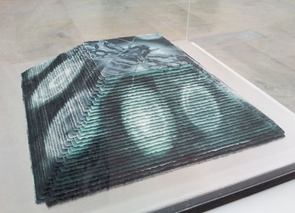 Andrew Folan: Torchlight Wings, Stack of 65 etchings, 1999 | In a Place in Time: Selected Works from the AIB Collection | Friday 10 June  – Sunday 21 August 2011 | VISUAL Centre for Contemporary Art