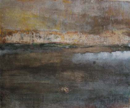 Rebecca Bradley: Coastal Thaw, oil on canvas | Abstraction and Reality | Tuesday 21 June  – Monday 18 July 2011 | Cork County Library Exhibition Room