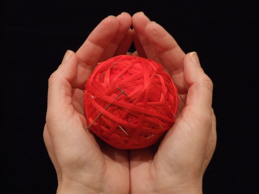 Bernadette Cotter: Red Ball in Hand, photograph | Time in Space | Friday 5 August  – Wednesday 7 September 2011 | Town Hall Gallery