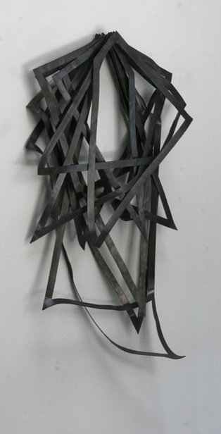 Caoimhe Kilfeather: Abbreviation, 2011, lead, courtesy of the artist | Outside The Lines: Contemporary Drawing Practice | Thursday 1 September  – Tuesday 20 September 2011 | County Hall