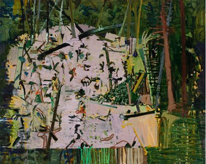 David Crone: Clearing, Oil on Linen, 122 x 152 cm | 130th RUA Annual Exhibition | Friday 21 October  – Friday 25 November 2011 | Ulster Museum