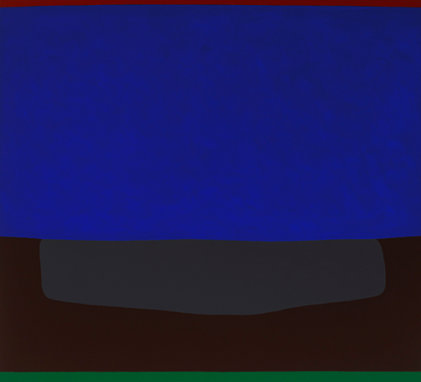 James O'Connor: The Land Behind The Sea No. 5, 2011, acrylic on canvas, 100 x 110cm | James O’Connor: The Land Behind the Sea | Friday 7 October  – Saturday 22 October 2011 | Taylor Galleries