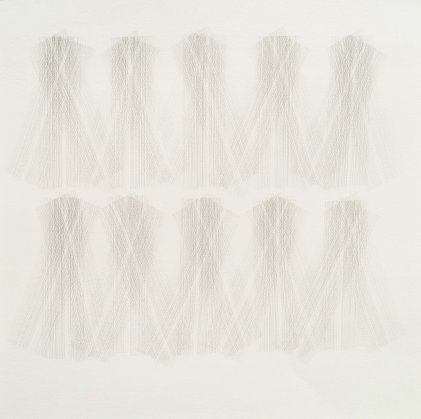 Sheila Naughton: Mayo Drawing, 2010, gouache on paper, 40 x 40cm | Sheila Naughton: Chiaroscuro | Friday 21 October  – Sunday 13 November 2011 | Custom House Studios and Gallery