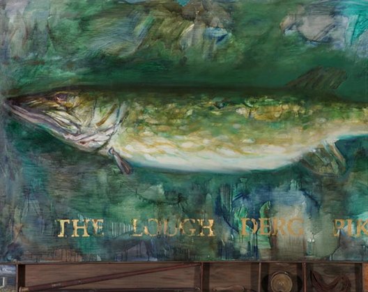 Barrie Cooke: The Lough Derg Pike (detail) | Barrie Cooke | Friday 18 November 2011  – Saturday 14 January 2012 | Crawford Art Gallery