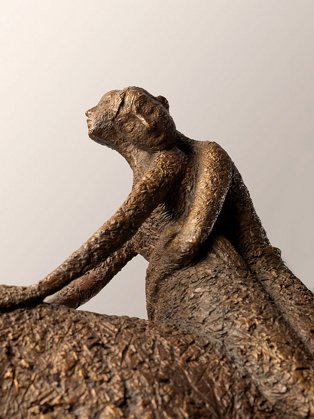 Bob Quinn: Elopement (study),  Bronze, 17\