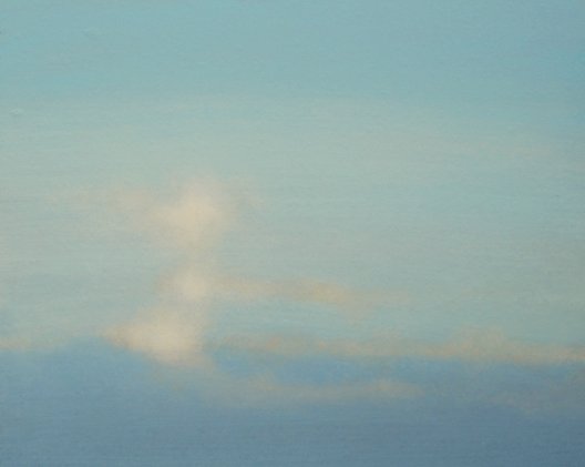 Tim Goulding: Cloud 1, acrylic on board | Christmas Group Show | Friday 16 December 2011  – Saturday 28 January 2012 | Taylor Galleries
