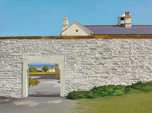 Carey Clarke: The Way In, 2005/8, oil on canvas, 77 x 102 cm, image courtesy of the artist | Carey Clarke PPRHA: A Retrospective | Friday 13 January  – Sunday 26 February 2012 | Royal Hibernian Academy