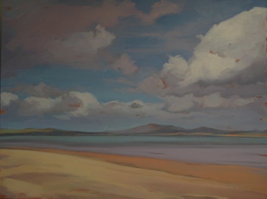 Tracey Quinn: Rathmullan, oil on canvas 91 x 122 cm | Tracey Quinn: Landscape | Friday 20 January  – Saturday 11 February 2012 | Peppercanister Gallery