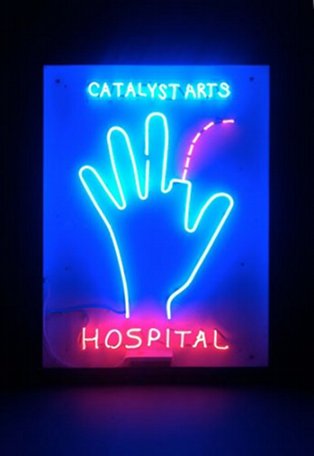 Catalyst Arts logo designed by David Shrigley | New Ecologies of Practice | Tuesday 7 February  – Friday 13 April 2012 | NCAD Gallery