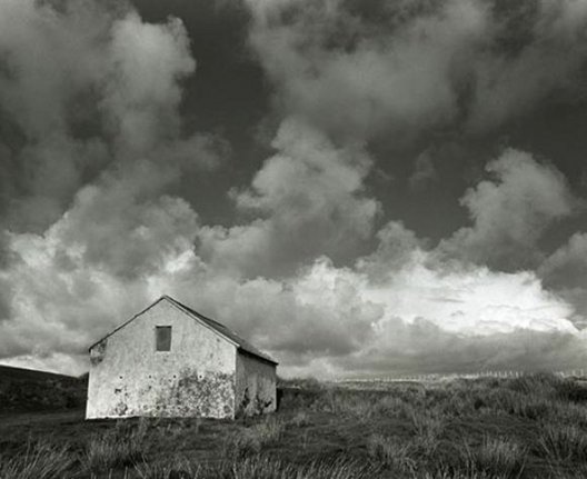 Amelia Stein: The Big Sky, White Shed, Silver Gelatin Archival Print, 40 x 50cm, Edition 20 | Amelia Stein: The Big Sky and The Palm House | Thursday 21 June  – Friday 27 July 2012 | Oliver Sears Gallery