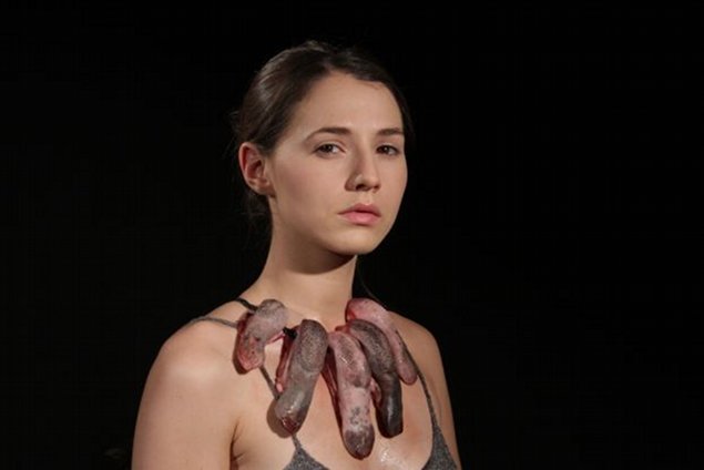 Alice Maher: Cassandra’s Necklace, 2012, film-still, Courtesy of the artist. Photo: Vivienne Dick | Alice Maher: Becoming | Saturday 6 October 2012  – Sunday 17 February 2013 | IMMA @ NCH