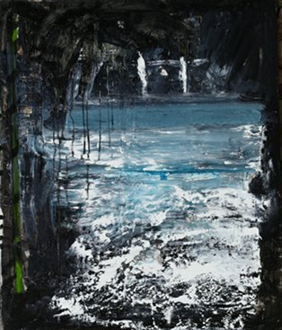 Poll na Seantuinne: 2012, oil on linen, 103 x 87 cm | Eddie Kennedy: Thread | Friday 9 November  – Saturday 1 December 2012 | Hillsboro Fine Art