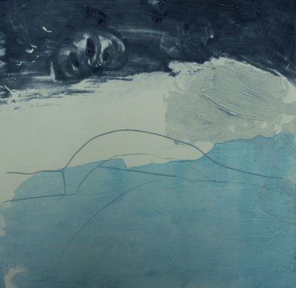 Mary A. Fitzgerald: Underpath, ed. 3/6, drypoint & carborundum, 64 x 64 cm | Black Church Print Studio Fundraiser | Monday 5 November 2012 | Black Church Print Studio at Monster Truck