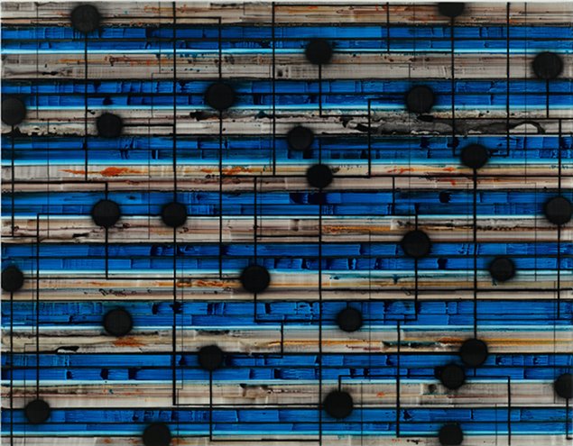 Mark Francis: Sigma, 2012, acrylic and oil on canvas, 214 x 274.5 cm / 84.3 x 108.1 in    | Mark Francis: Calibrate | Friday 1 March  – Saturday 13 April 2013 | Kerlin Gallery