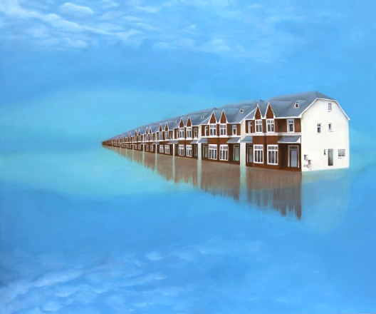 Myra Jago: Myra Jago: All this has happened before and it will all happen again,  oil on canvas, 100 x 120cm, 2013 | Myra Jago: Arrested Development | Wednesday 8 May  – Thursday 6 June 2013 | 