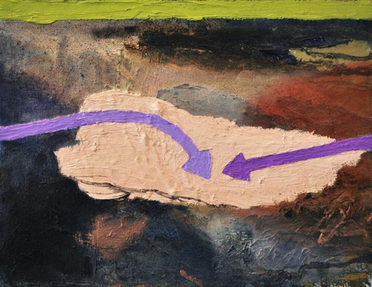 Christine Frerichs: The Example Relationship, oil on canvas , 21 X 28 cm, 2011 | Selective Perspectives | Thursday 30 May  – Thursday 27 June 2013 | Kevin Kavanagh