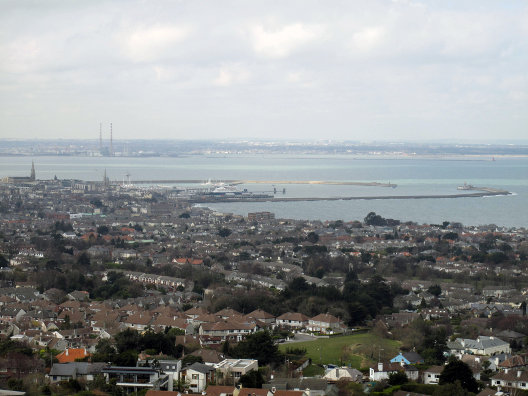 View of Dún Laoghaire from Killiney Hill | Sabina Mac Mahon: A Story about the History of Dún Laoghaire | Friday 24 May  – Friday 7 June 2013 | 